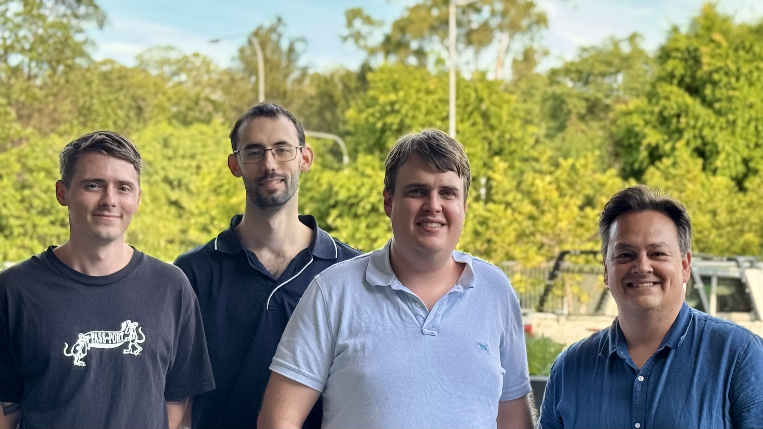 Embeint founding team - Jace, Jordan, Karl & Phil (from the left)  